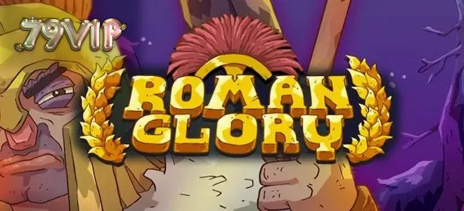 Interface vibrante e moderna do slot Roman Glory com elementos romanos estilizados