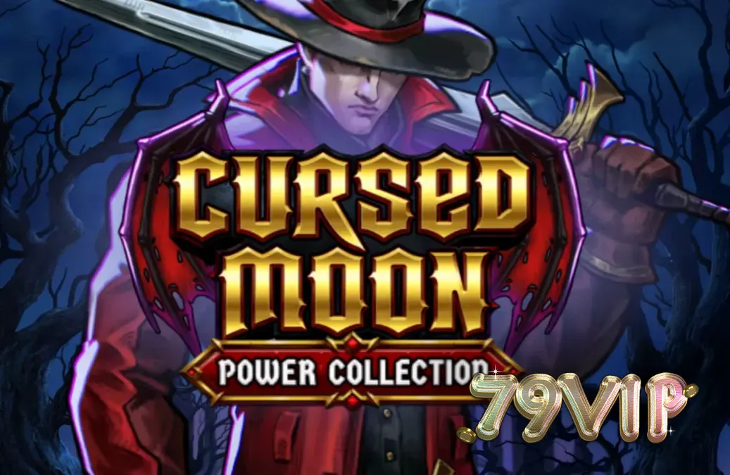 Cursed Moon Power Collection slot com tema gótico e caçador de monstros